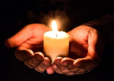 Lighting of nine candles